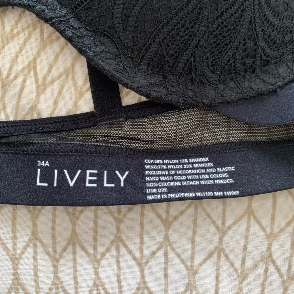 Lively wire-free lace bra - Picture 6 of 8